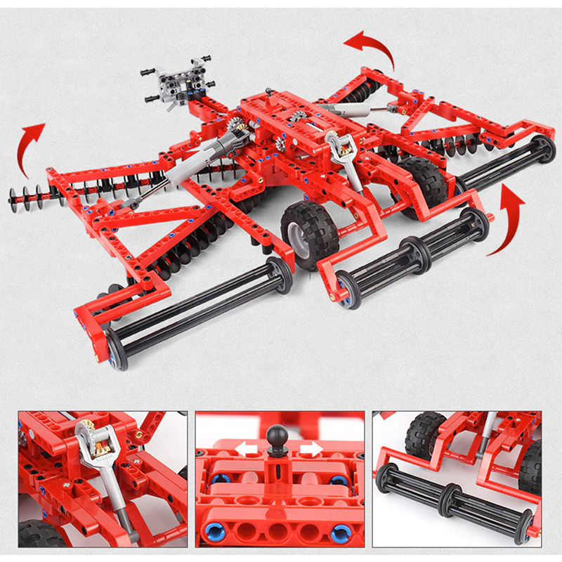 Remote Controlled Tractor 2716pcs-Building Blocks set -Turbo Moc