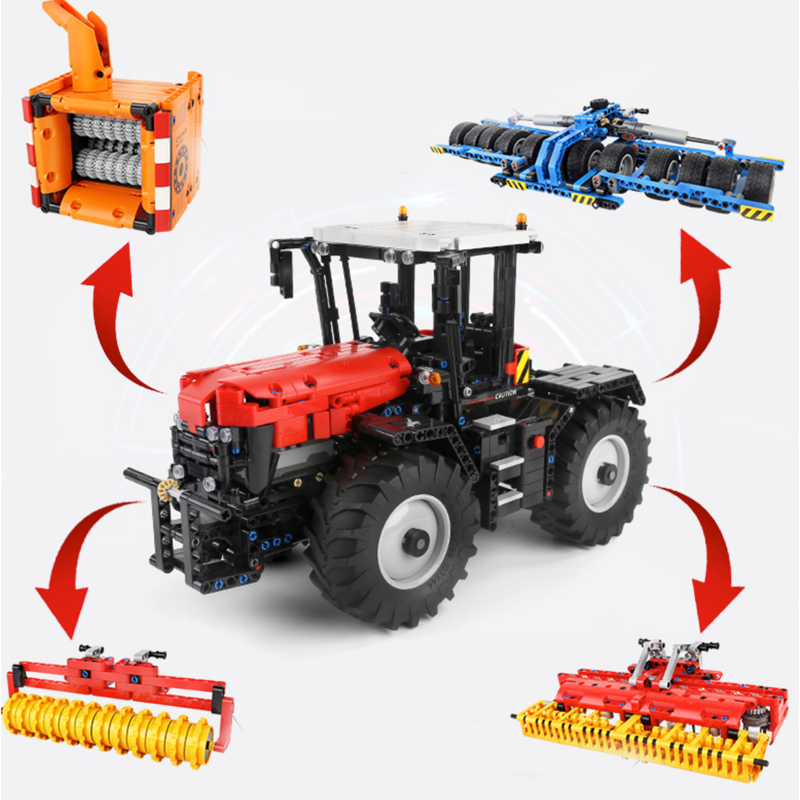 Remote Controlled Tractor 2716pcs-Building Blocks set -Turbo Moc