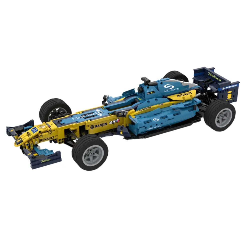 Renault F1 RS26 1:8 1893pcs-Building Blocks set -Turbo Moc