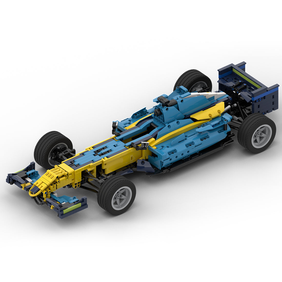 Renault F1 RS26 1:8 1893pcs-Building Blocks set -Turbo Moc