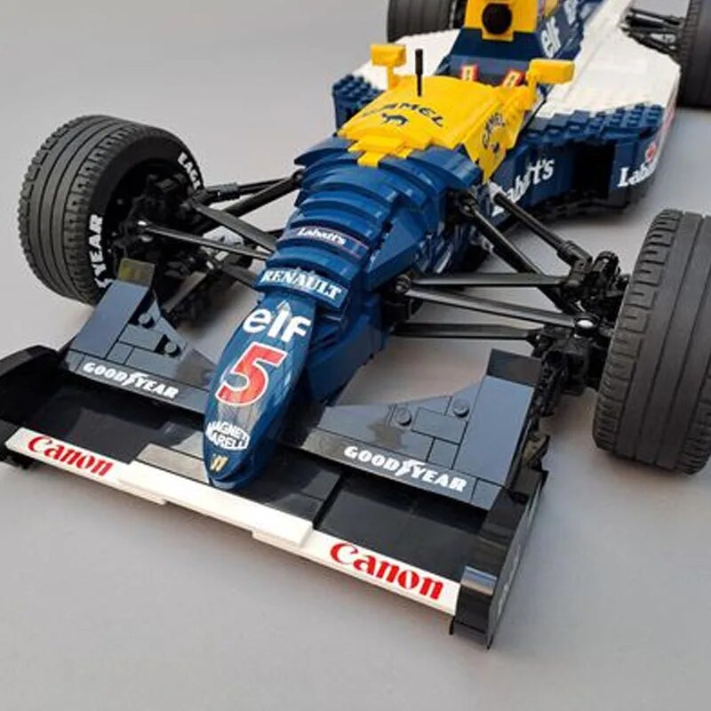 Renault FW14B F1 V10 | 1848pcs-Building Blocks set -Turbo Moc