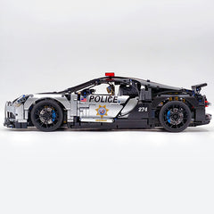 Bugatti Chrion Police - Lego compatible - Turbo Moc