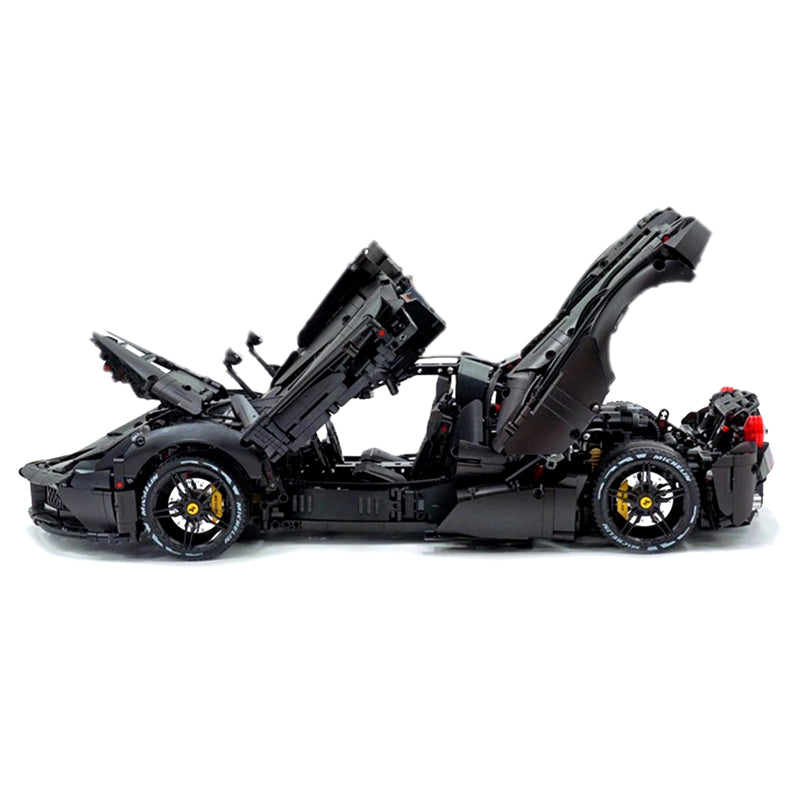 Ferrari Laferrari Black Edition - Lego compatible - Turbo Moc