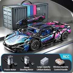 Lamborghini Sian Cyberpunk s set, compatible with Lego