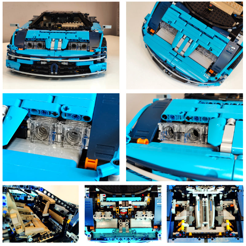 Bugatti EB110 - Lego comaptible - Turbo Moc
