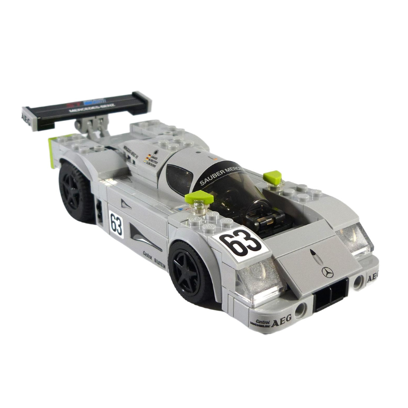 Sauber-Mercedes C9 1989 | 304pcs-Building Blocks set -Turbo Moc