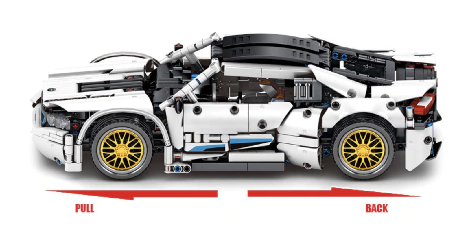 BMW i8 Hybrid s set, compatible with Lego