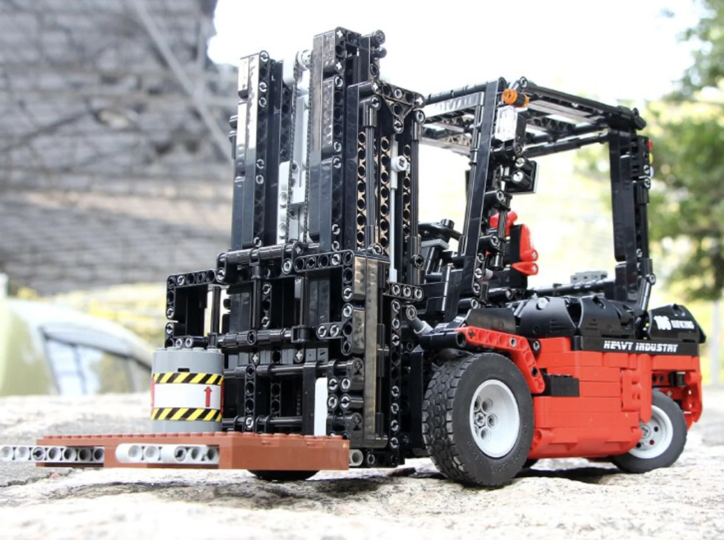 Remote Control Forklift 1719pcs-Turbo Moc