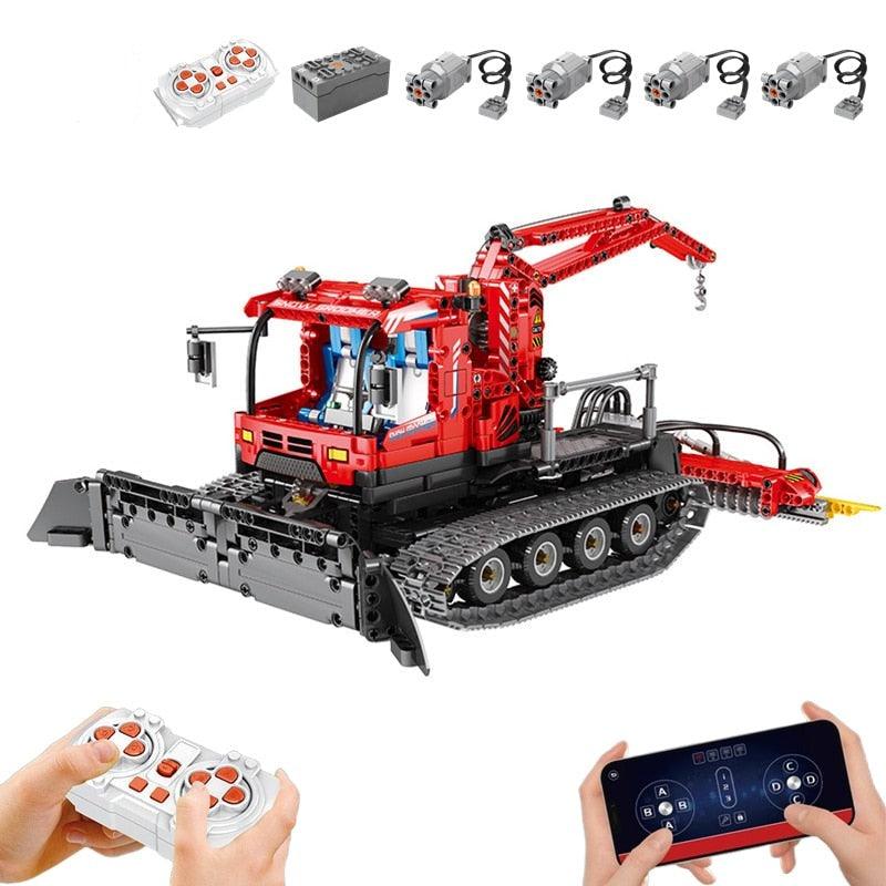 Snow Groomer 1100pcs-Building Blocks set -Turbo Moc