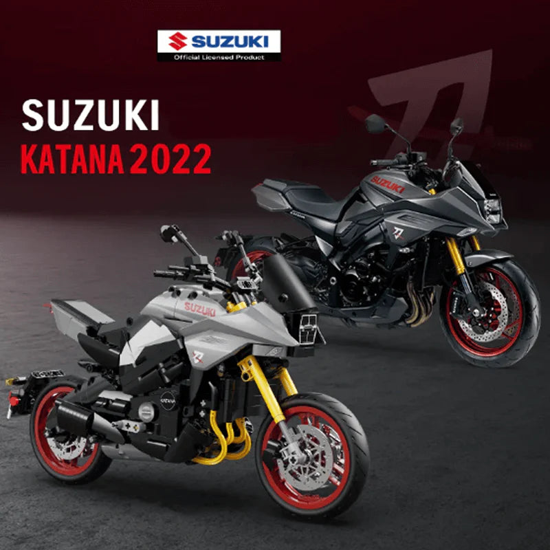 Suzuki Katana 1000 1104pcs-Building Blocks set -Turbo Moc