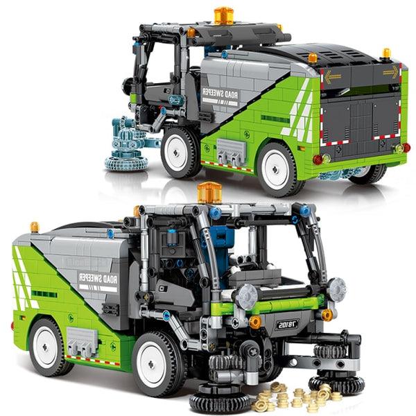 Sweeper Truck 899pcs-Building Blocks set -Turbo Moc