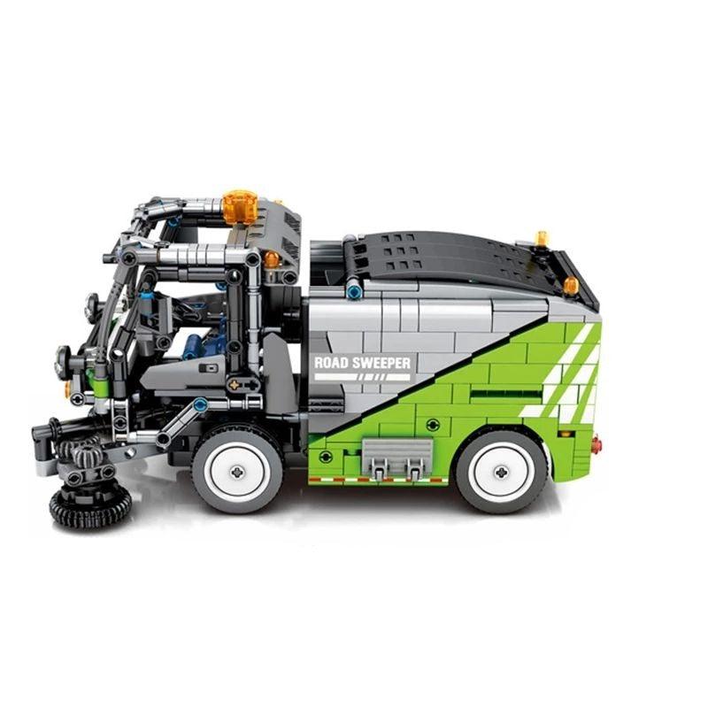 Sweeper Truck 899pcs-Building Blocks set -Turbo Moc