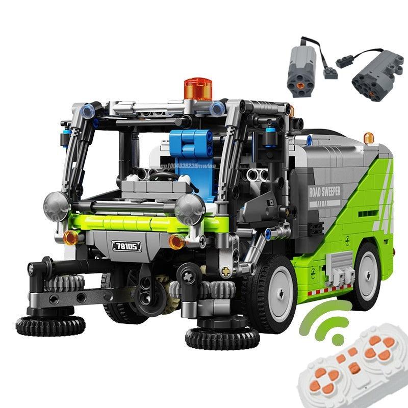 Sweeper Truck 899pcs-Building Blocks set -Turbo Moc