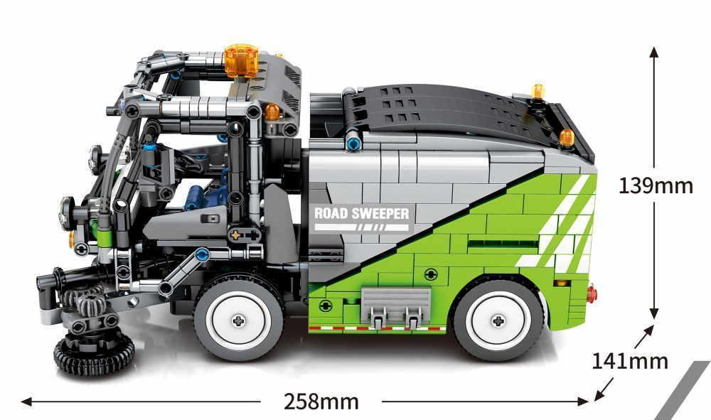 Sweeper Truck 899pcs-Building Blocks set -Turbo Moc