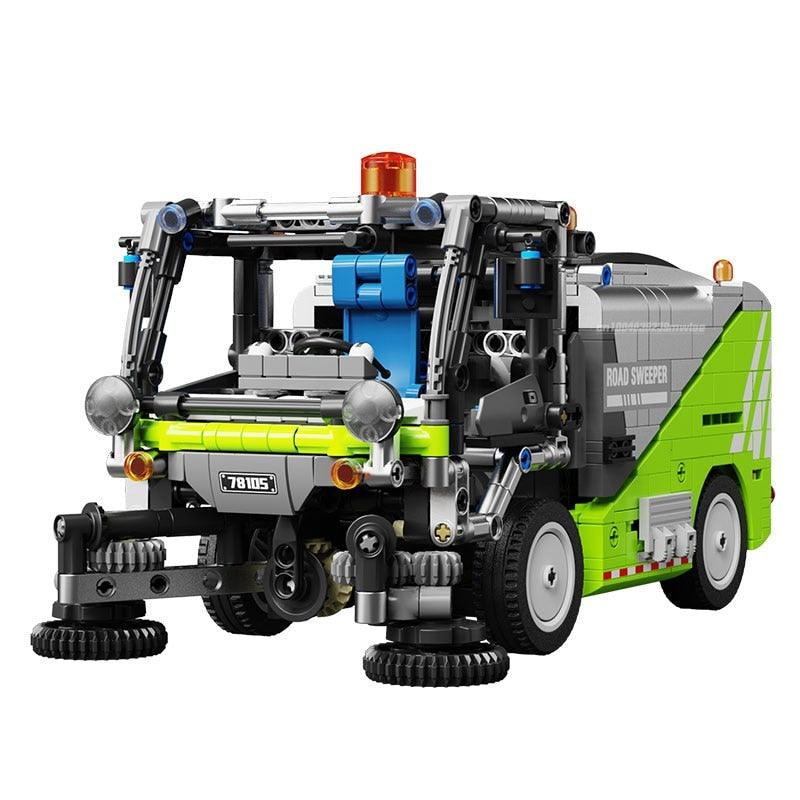 Sweeper Truck 899pcs-Building Blocks set -Turbo Moc