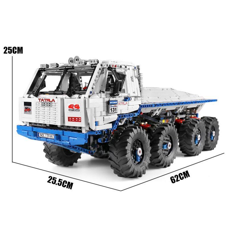 Tatra T813 with remote control 3647pcs-Building Blocks set -Turbo Moc