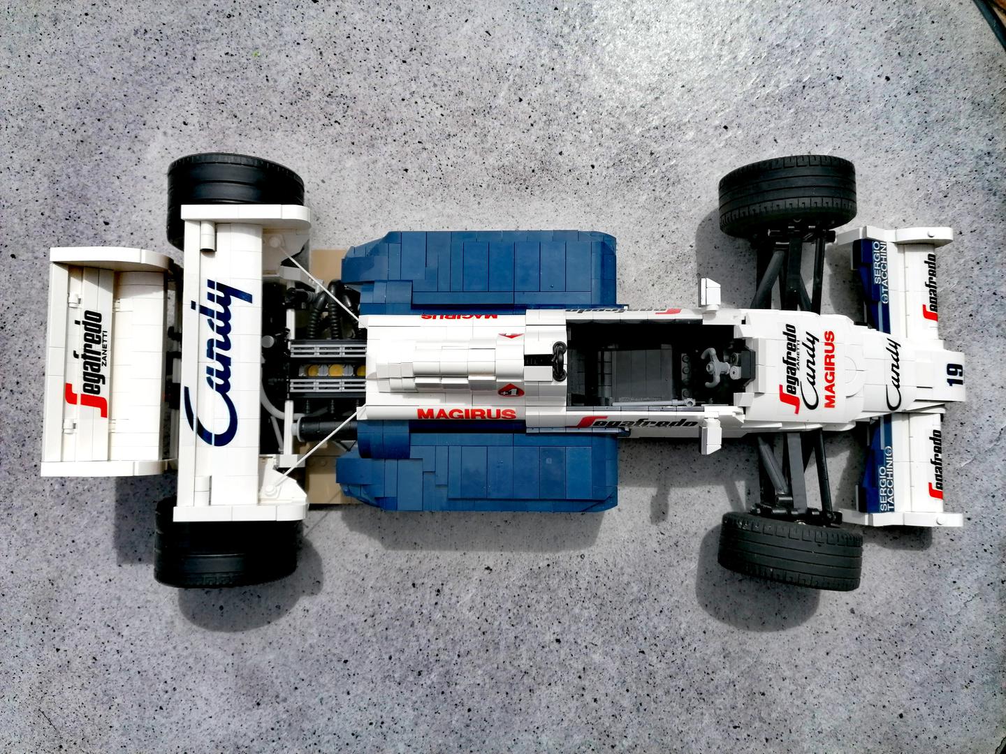 Toleman-Hart TG184 1:8 | 2051pcs-Building Blocks set -Turbo Moc