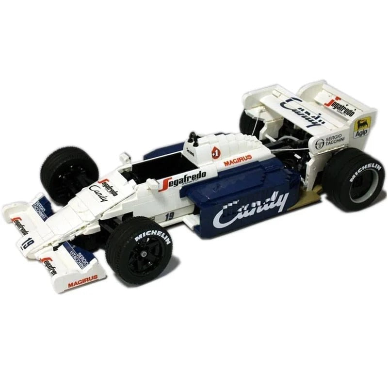 Toleman-Hart TG184 1:8 | 2051pcs-Building Blocks set -Turbo Moc