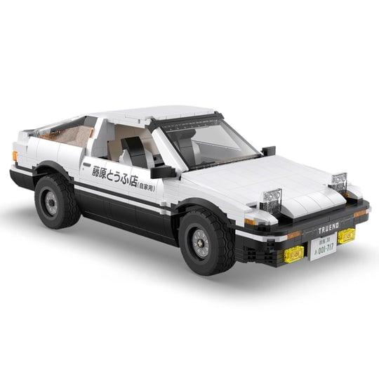 Toyota AE86 Trueno Takumi Fujiwara 1234pcs-Building Blocks set -Turbo Moc