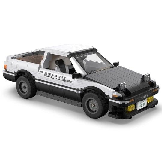 Toyota AE86 Trueno Takumi Fujiwara 1234pcs-Building Blocks set -Turbo Moc