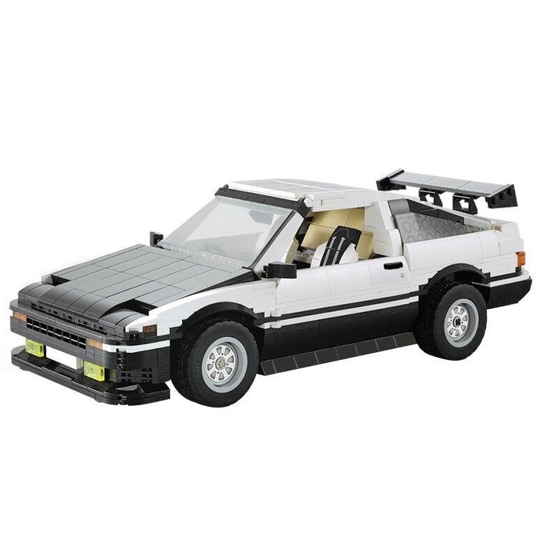 Toyota AE86 Trueno Takumi Fujiwara 1234pcs-Building Blocks set -Turbo Moc