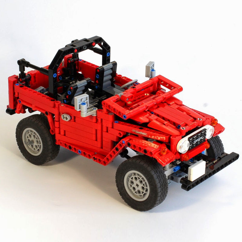 Toyota FJ40 Land Cruiser | 1288pcs-Building Blocks set -Turbo Moc