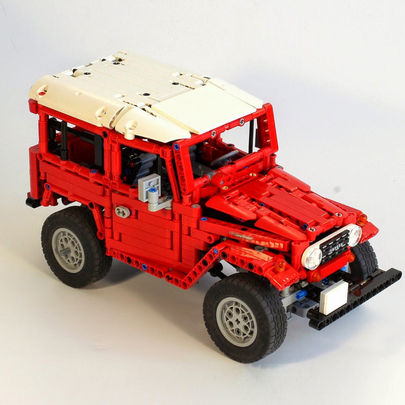 Toyota FJ40 Land Cruiser | 1288pcs-Building Blocks set -Turbo Moc