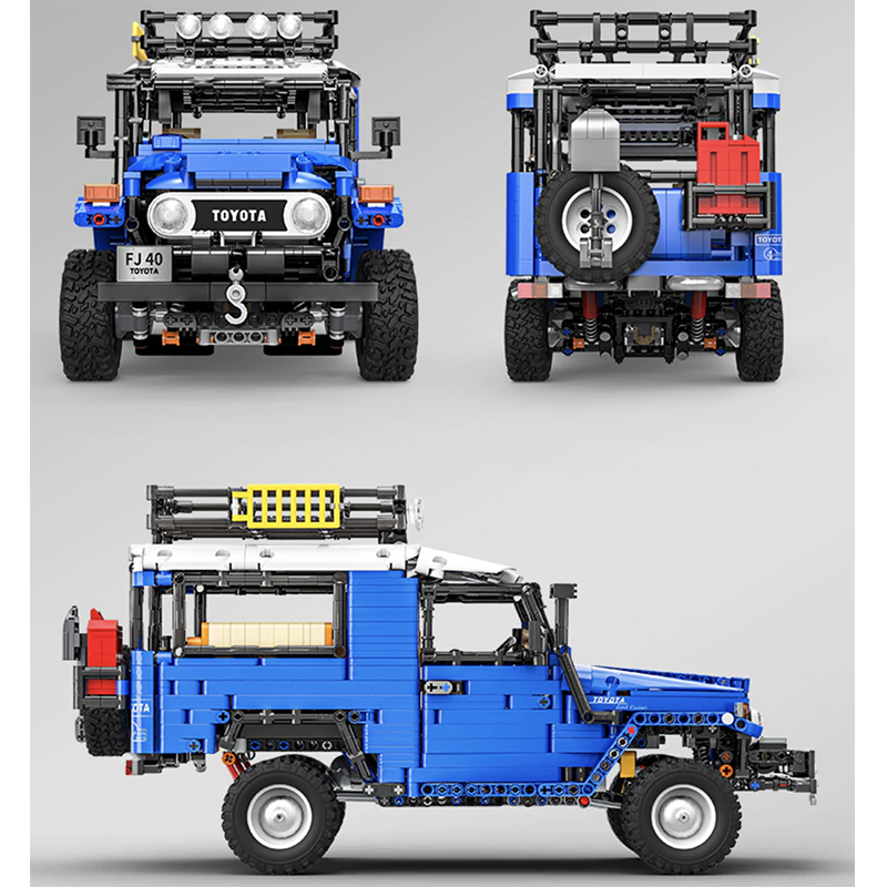 Toyota FJ40 Land Cruiser 2101pcs-Building Blocks set -Turbo Moc