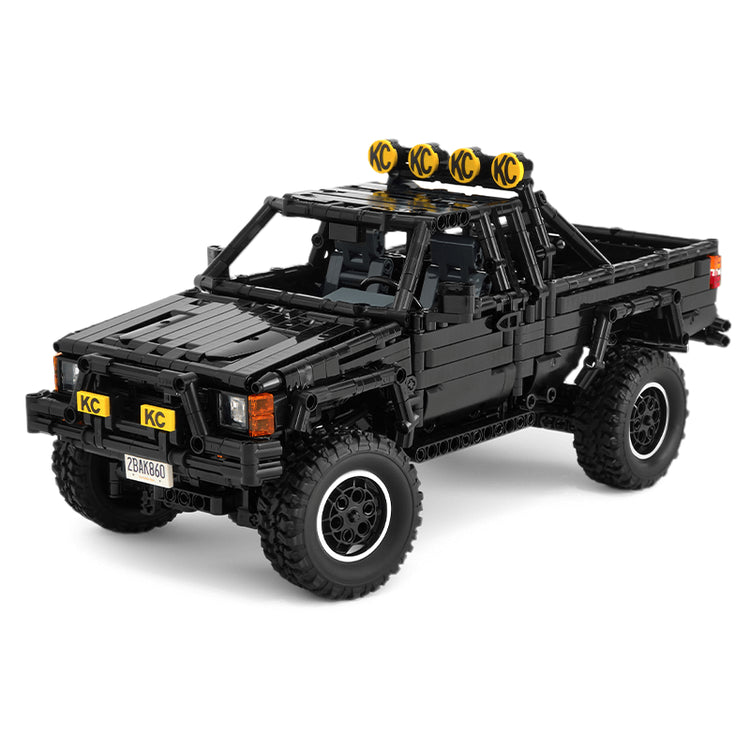 Toyota Hilux SR5 1985 Back To The Future | 1472pcs-Building Blocks set -Turbo Moc