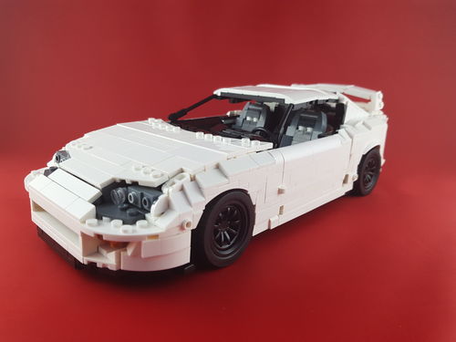 Toyota Supra A80 | 1744pcs-Building Blocks set -Turbo Moc