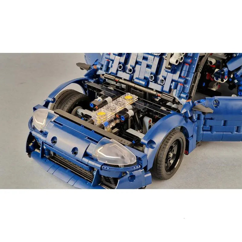 Toyota Supra MK4 NA 1:10 | 1298pcs-Building Blocks set -Turbo Moc