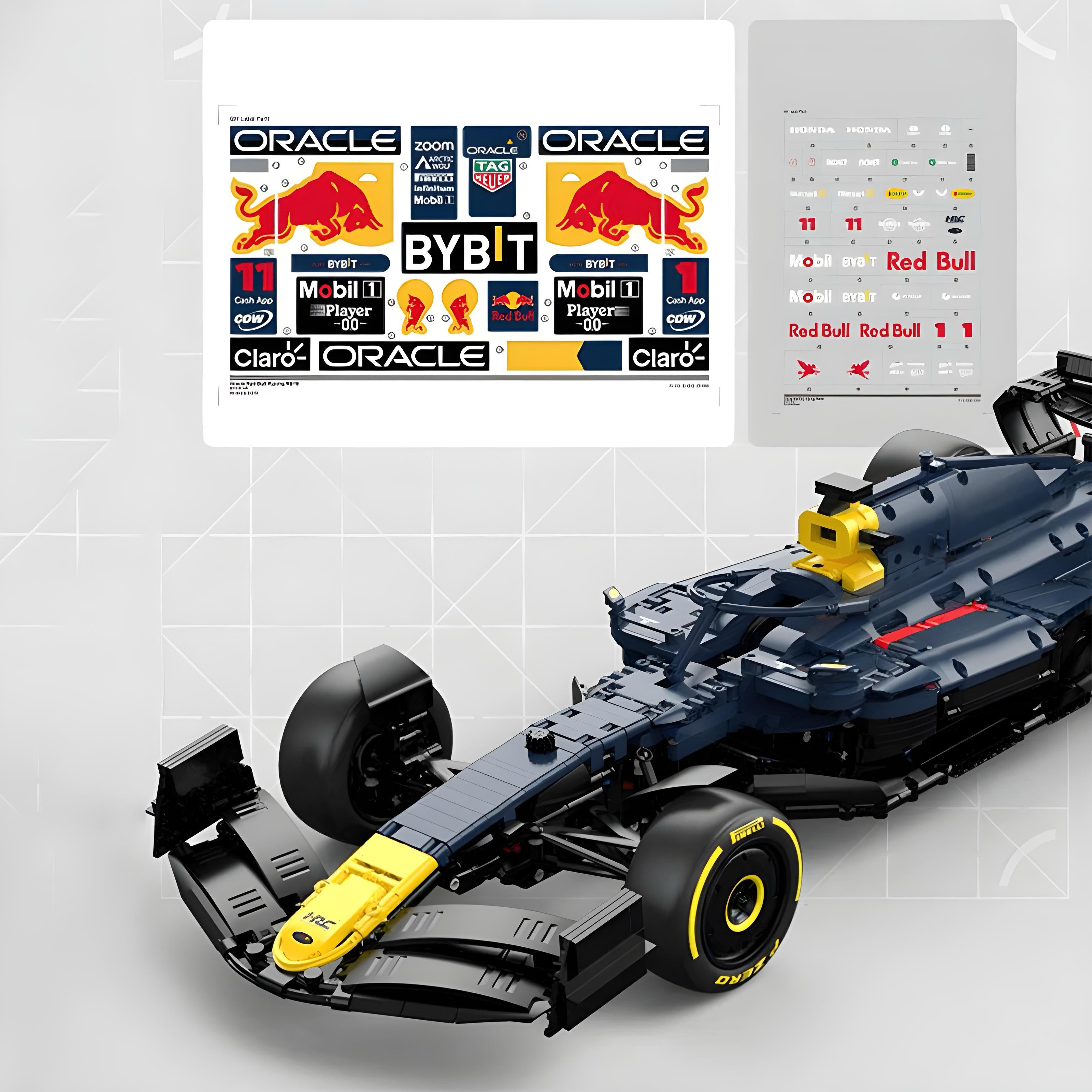 Oracle Red Bull Racing F1 RB19 2463pcs - Building set - Turbo Moc