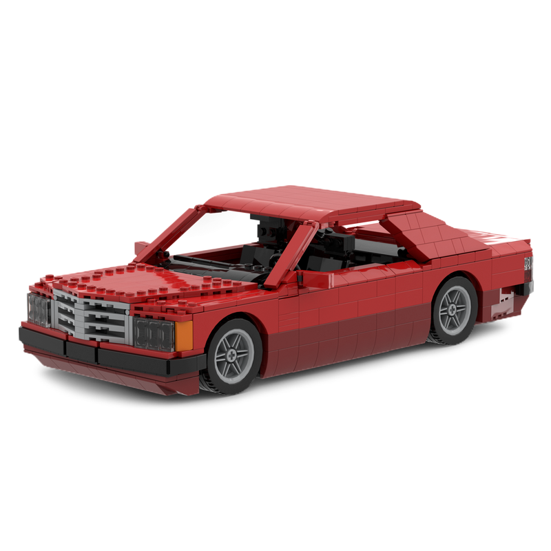 Mercedes W124 Coupe - Building Blocks Set | Turbo Moc