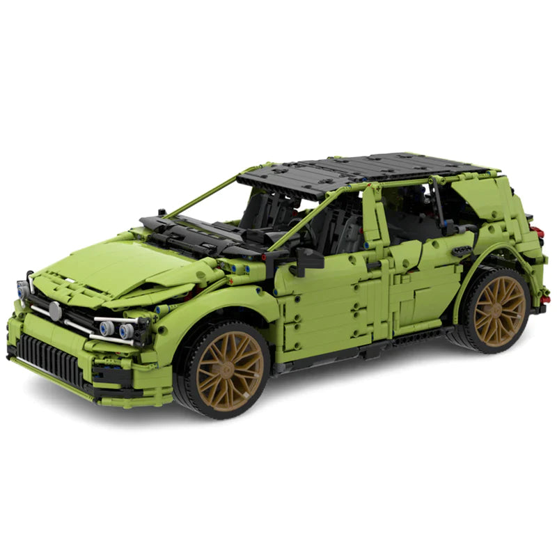 VW Golf 7 R 2019 | 3696pcs-Building Blocks set -Turbo Moc