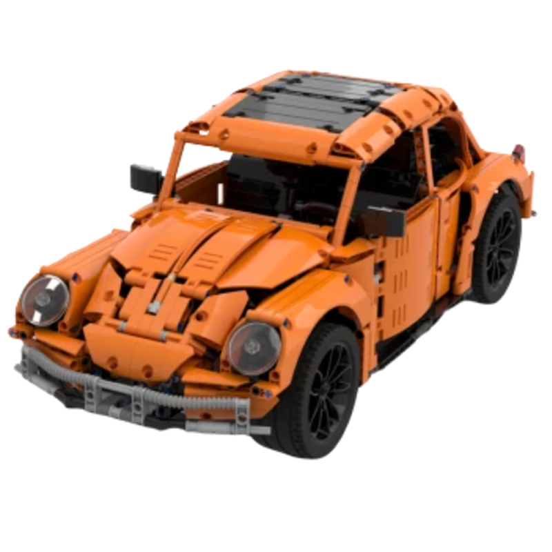 VW New Beetle | 1568pcs-Building Blocks set -Turbo Moc