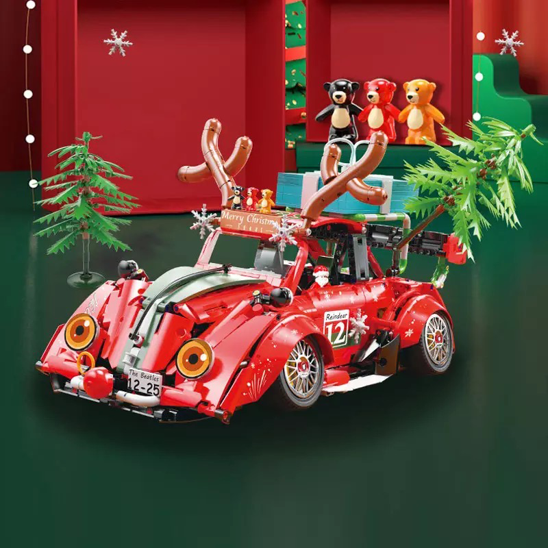 VW Santa's Underground Ride 2869pcs-Building Blocks set -Turbo Moc