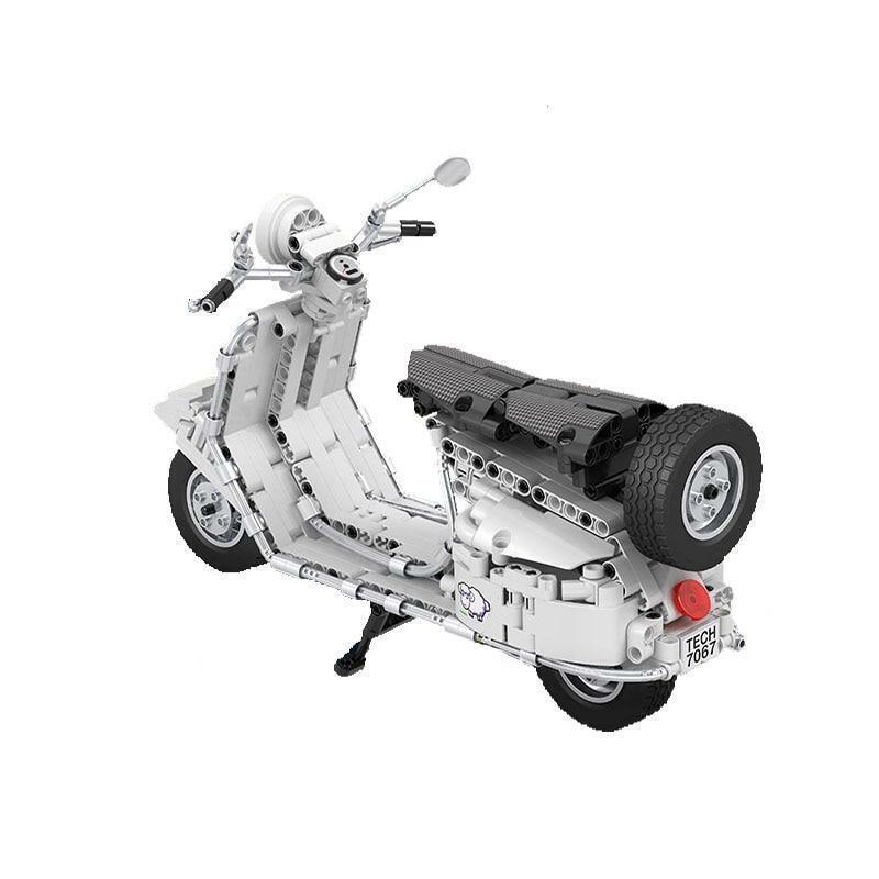 Vespa 125 Scooter 534pcs-Building Blocks set -Turbo Moc