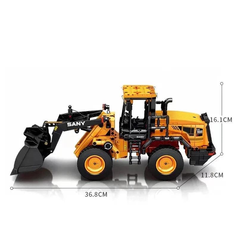 Wheel Loader Excavator Model 896pcs-Building Blocks set -Turbo Moc