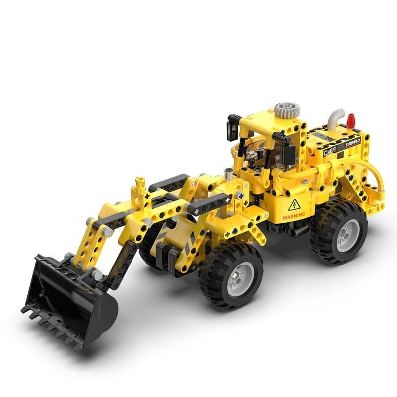 Wheel Loader/Bulldozer - Building Blocks Set | Turbo Moc