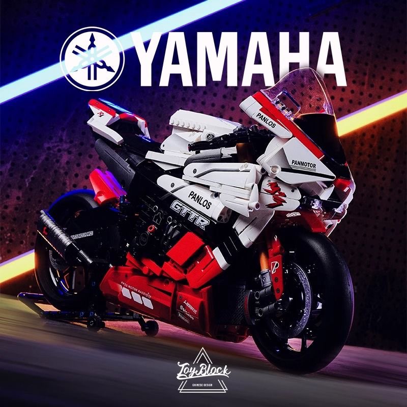 Yamaha R1 2347pcs-Building Blocks set -Turbo Moc