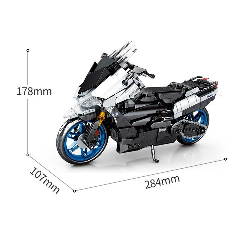 Yamaha Tmax 530 798pcs-Building Blocks set -Turbo Moc