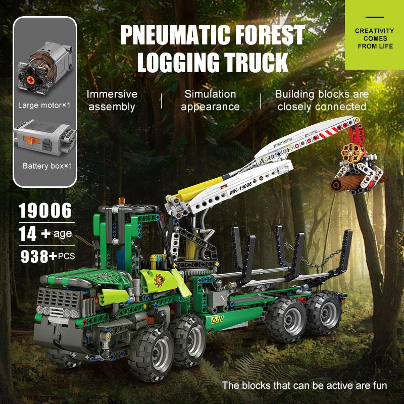 Pneumatic Forest Machine s set, compatible with Lego