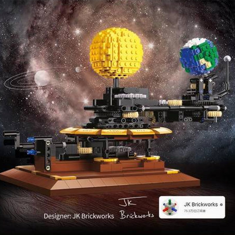 Astrophysics Kinetic Sculpture 864pcs - Building Blocks set - Turbo Moc