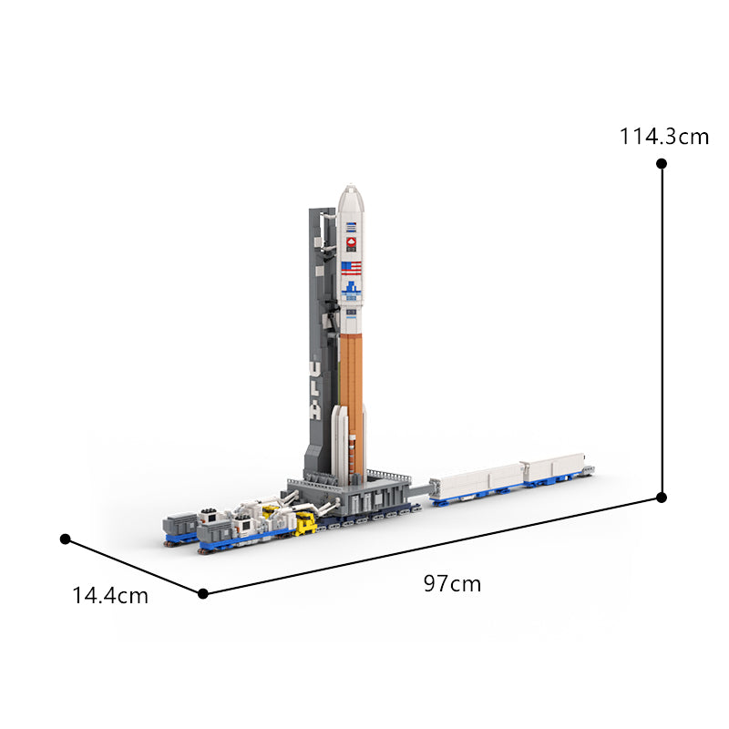 Atlas V Launchpad 3424pcs - Building Blocks set - Turbo Moc