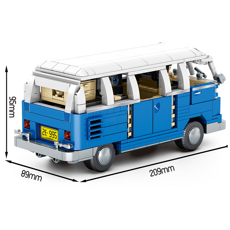 VW Classic T1 Campervan s set, compatible with Lego