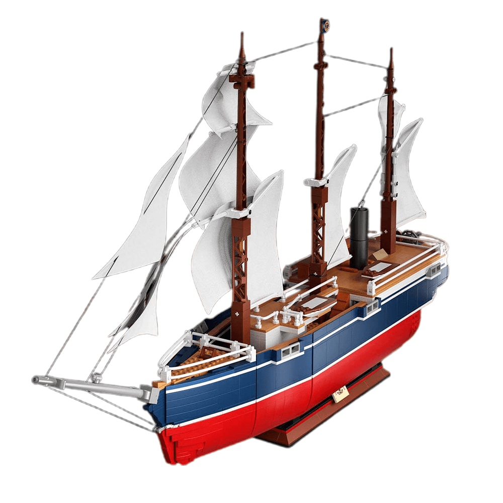 Classic Sailing Boat - Building Blocks Set | Turbo Moc