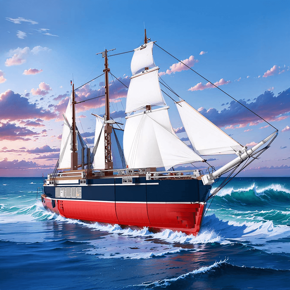 Classic Sailing Boat 1686pcs-Turbo Moc