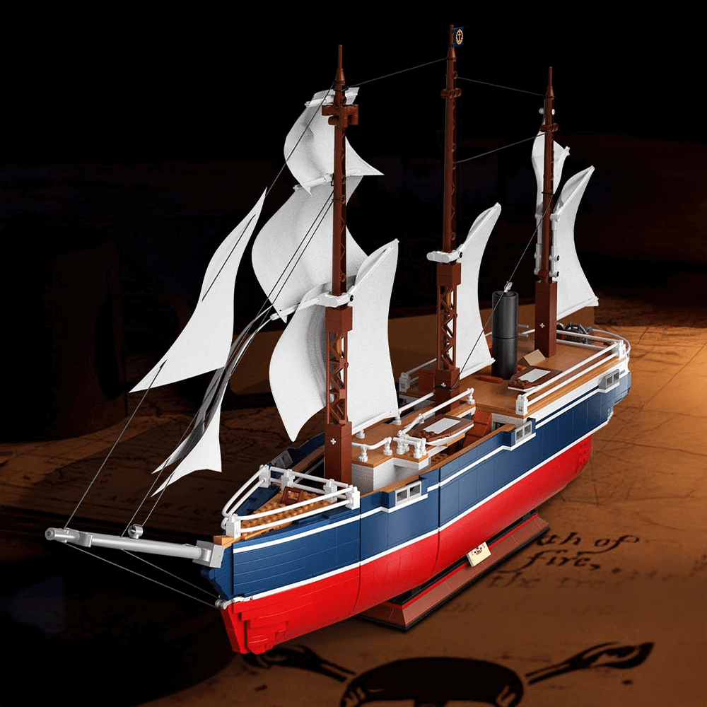 Classic Sailing Boat 1686pcs-Turbo Moc