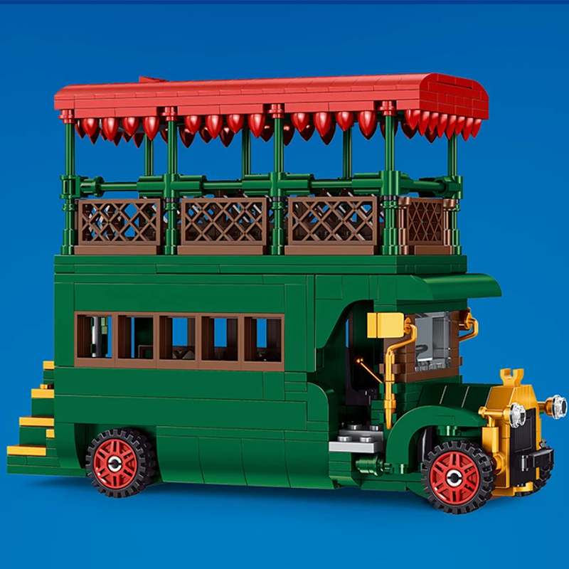 British Post Office with Bus 2178pcs - Building Blocks set - Turbo Moc