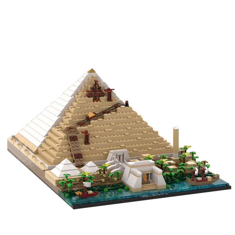 Building Of The Great Pyramid 1467pcs - Building Blocks set - Turbo Moc